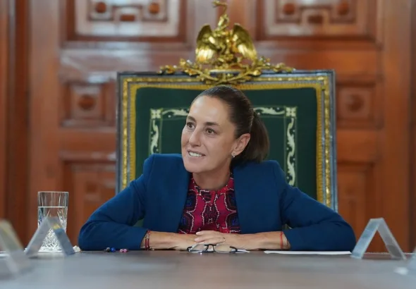 The president of Mexico, Claudia Sheinbaum. Photo: X/@Claudiashein.