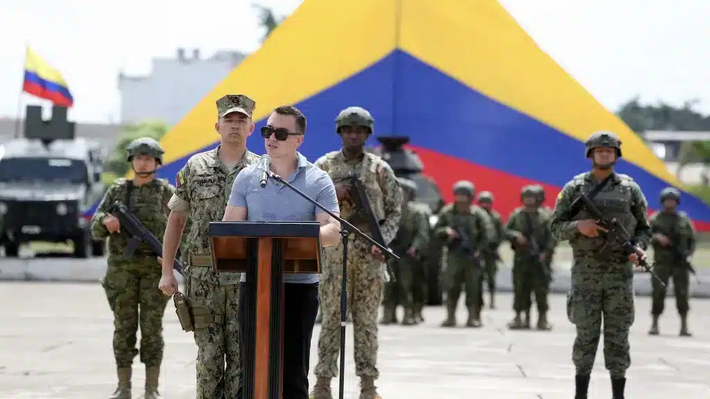 Ecuadorian President Daniel Noboa in January 2025. Photo: Presidencia Ecuador.