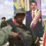 Members of the Bolivarian Armed Forces take part in a military exercise at Fort Tiuna in Caracas, Venezuela, on September 20, 2025. Photo: Pedro Mattey/AFP via Getty Images.
