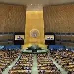 United Nations General Assembly – Opening ceremony. File photo.