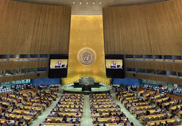 United Nations General Assembly – Opening ceremony. File photo.
