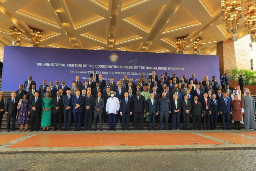Group photo of the attendees of the 19th Meeting of Foreign Ministers of the Non-Aligned Movement in Kampala, Uganda, October 15, 2025. Photo: X/@TehranTimes79.