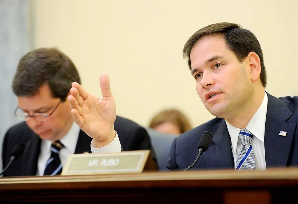 US Secretary of State Marco Rubio, who is leading the current US escalation against Venezuela. File photo.