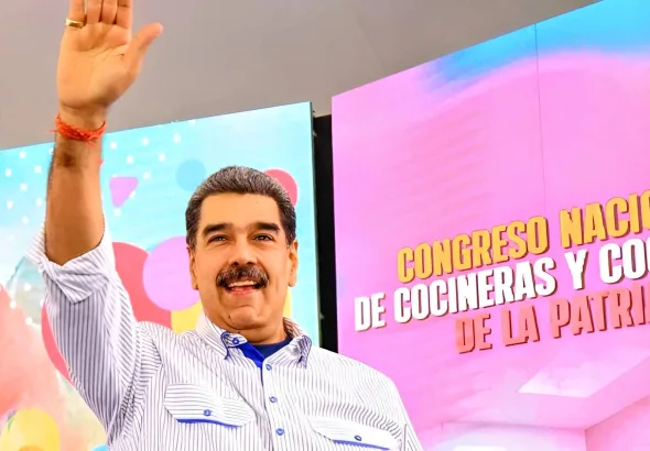 Venezuelan President Nicolás Maduro during a public event in Caracas on Thursday, October 16, 2025. Photo: Venezuela's Presidential Press.