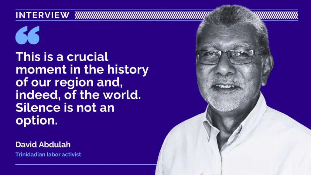 David Abdulah Photo: Venezuelanalysis.