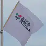 Flag of the Sumud Global Flotilla. File photo.
