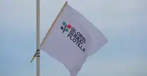 Flag of the Sumud Global Flotilla. File photo.