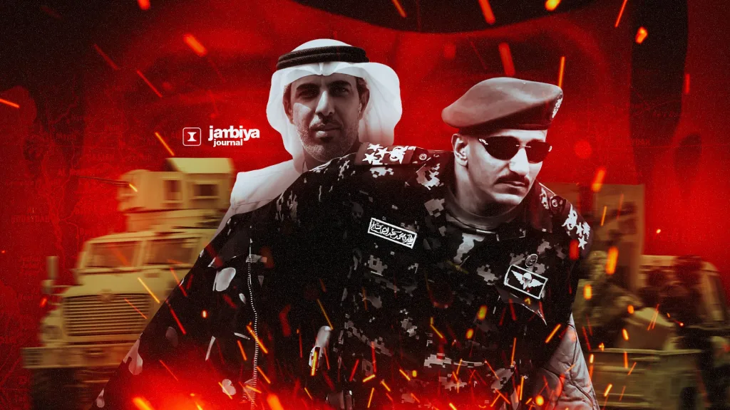 Image composition showing Saeed Ali Khamis Al-Kaabi (left) and Tariq Saleh (right). Photo: Jambiya Journal.