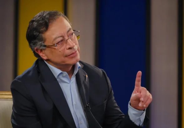 Colombian President Gustavo Petro. File photo.