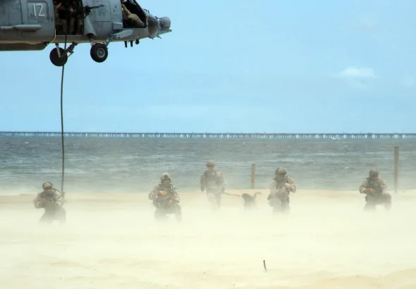 US SEALs train at Joint Expeditionary Base Little Creek-Fort Story in 2012. Photo: MC2 William S. Parker/US Navy/file photo.