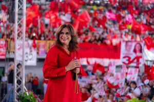 Rixi Moncada at a campaign event. Photo: Facebook/Rixi Presidenta.