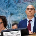 United Nations High Commissioner for Human Rights, Volker Türk, during a session in Geneva, Switzerland. Photo: Fabrice Coffrini/AFP/file photo.
