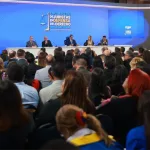 Venezuelan President Nicolás Maduro speaks at the Meeting of Jurists in Defense of International Law closing event, Caracas, November 14, 2025. Photo: Radio Miraflores.