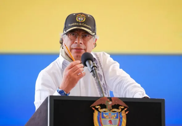 Colombian President Gustavo Petro. Photo: Colombian Presidential Office/File photo.