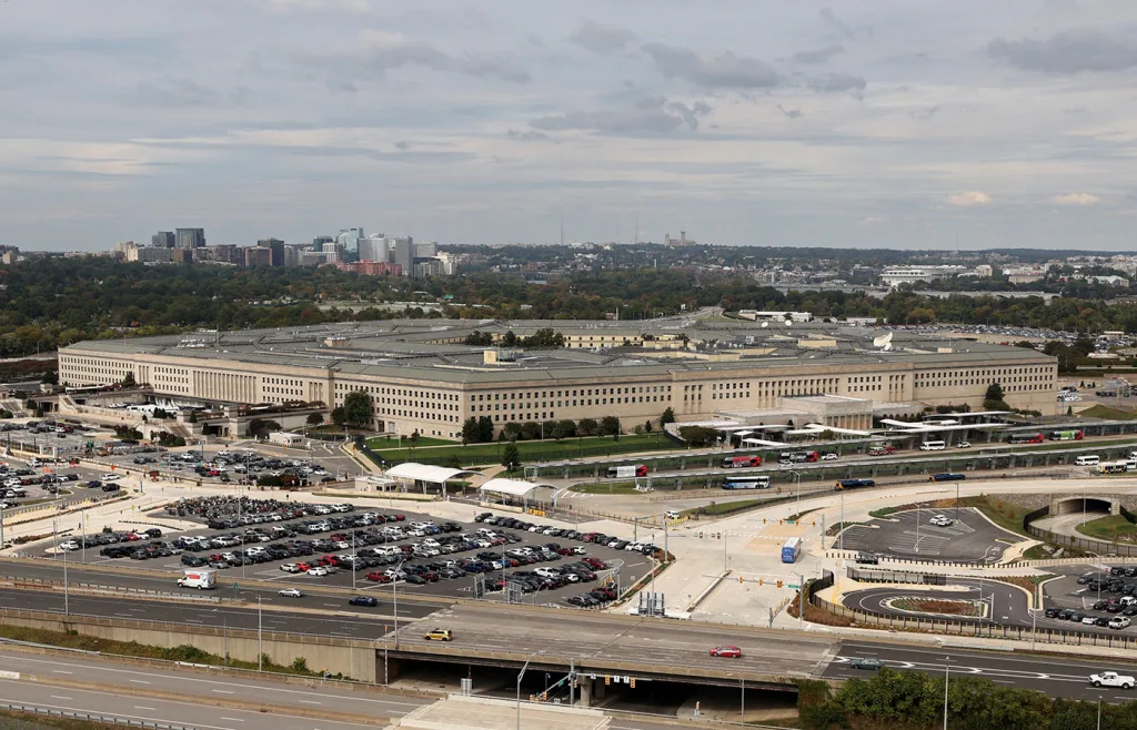 A general view of the Pentagon, headquarters of the US Department of War. Photo: Reuters/Kevin Lamarque.