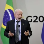 Brazilian President Luiz Inácio Lula da Silva addressing the G20. Photo: Ricardo Stuckert/PR.