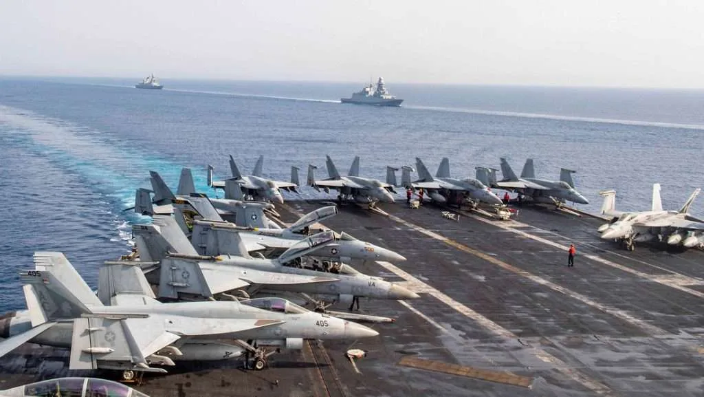 A part of the US naval deployment in the Caribbean targeting Venezuela. Photo: US Naval Institute.