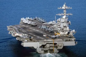 USS Gerald R. Ford aircraft carrier. Photo: US Navy/file photo.