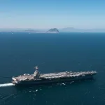 US Navy aircraft carrier USS Gerald R. Ford. X/@aircraftcarrier.