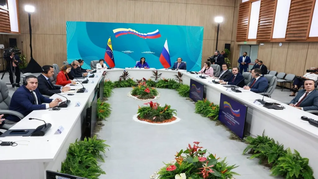 The 19th meeting of the Russia-Venezuela High-Level Intergovernmental Commission. Photo: Vice Presidency of Venezuela.