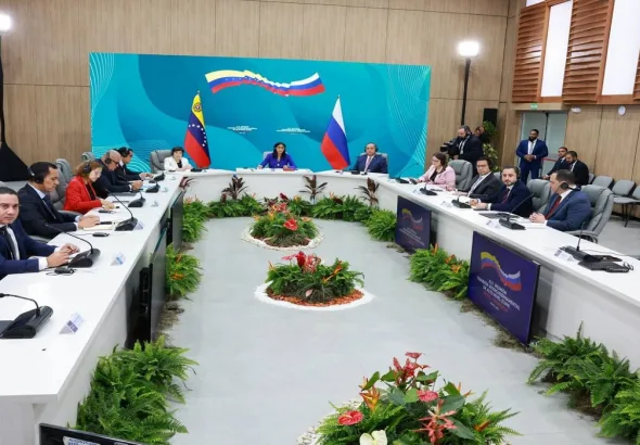The 19th meeting of the Russia-Venezuela High-Level Intergovernmental Commission. Photo: Vice Presidency of Venezuela.