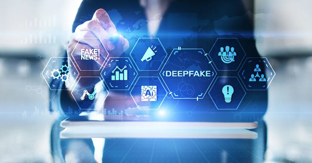Deepfake deep learning fake news generator modern internet technology concept. Photo: Caitlin Johnstone/file photo.