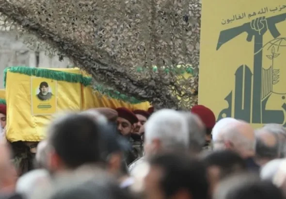 Haytham Tabatabai funeral in Beirut, Lebanon. Photo: Marwan Bou Haidar/Al Akhbar.