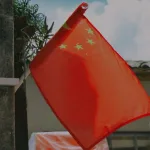 The National Flag of the People's Republic of China, commonly known as the "Five-star Red Flag." Photo: Wang Binghua.