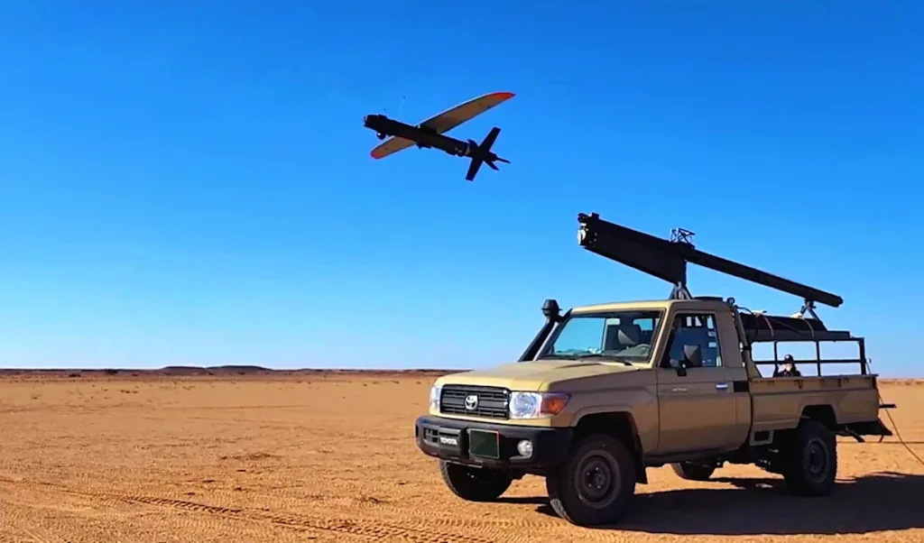 Israeli BlueBird drone. File photo.