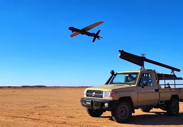 Israeli BlueBird drone. File photo.