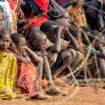 Displaced children at Camp Roe, DR Congo. Photo: Shafted/Oakland Institute.