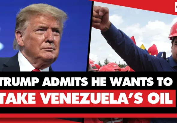 US President Donald Trump (left) and Venezuelan President Nicolás Maduro (right). Photo: Geopolitical Economy.