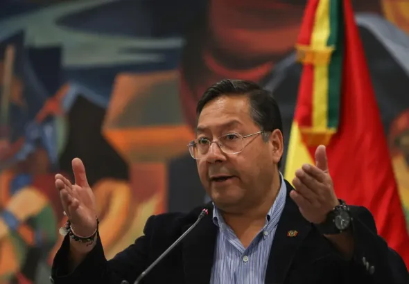 Luis Arce, the former president of Bolivia. Photo: EFE.