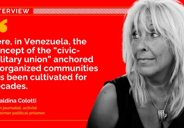 Geraldina Colotti. Photo: Venezuelanalysis.