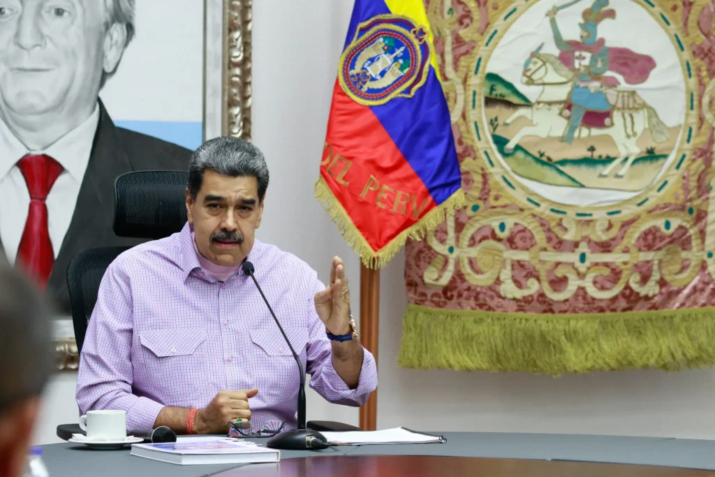 Venezuelan President Nicolás Maduro during a cabinet meeting at Miraflores Palace, Caracas, December 26, 2025. Photo: Venezuelan Presidential Press.