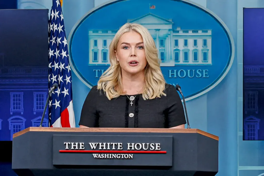Whitehouse Spokesperson Karoline Leavitt's admission that a US army commander ordered strikes on a survivor at sea amounts to the White House confessing to a serious crime. Photo: Getty Images.