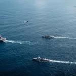 US war ships in the Caribbean. Photo: US Secretary of Defense/War.
