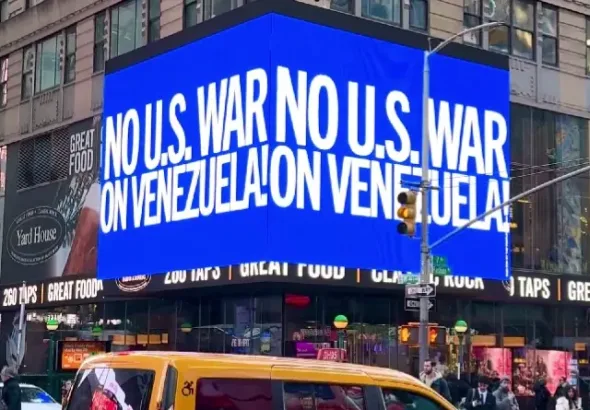 New York Hosts Vigil for Peace & Dialogue with Venezuela