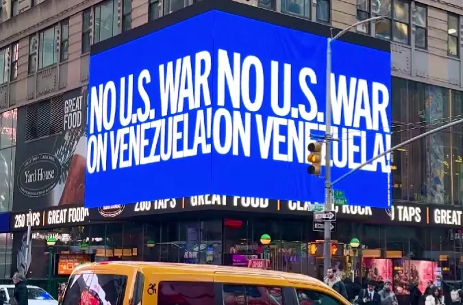New York Hosts Vigil for Peace & Dialogue with Venezuela