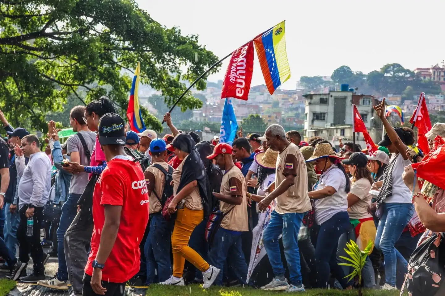 The mobilization of January 7 was led by Venezuela's 5,000 communes. Photo: Thierry Derrone.