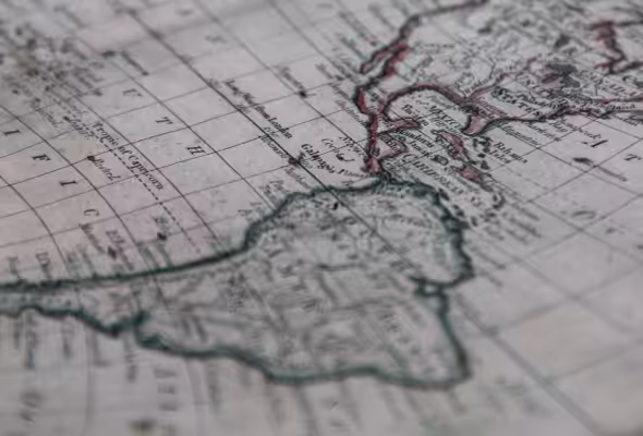 Map of Latin America. Photo: Leon Overweel.