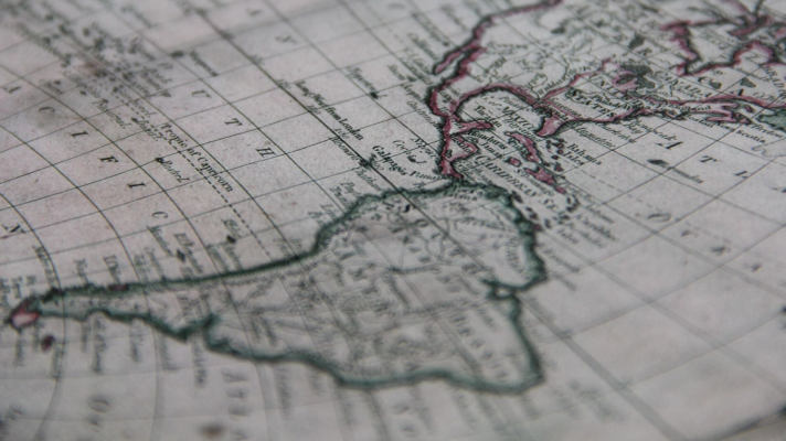 Map of Latin America. Photo: Leon Overweel.