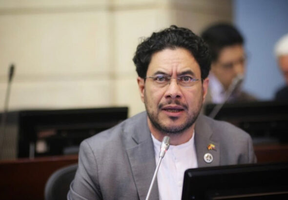 Colombian Senator Iván Cepeda, presidential candidate for the left coalition Historic Pact. File photo.