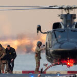 Moment when kidnapped Venezuelan President Nicolas Maduro lands in New York after US attacks against Venezuela on Jan. 3, 2026. Photo: Adam Gray/Reuters. 