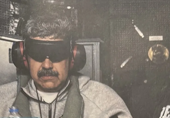 Venezuelan President Nicolas Maduro was kidnapped by the United States. Photo: via Donald Trump Truth Social account.