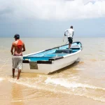 Fishermen preparing to sail from the port of Cedros in Trinidad and Tobago. Photo: EFE/Andrea De Silva.
