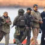 Venezuelan President Nicolás Maduro and First Lady Cilia Flores escorted by US DEA agents in New York, January 5, 2025. Photo: XNY/Star Max.