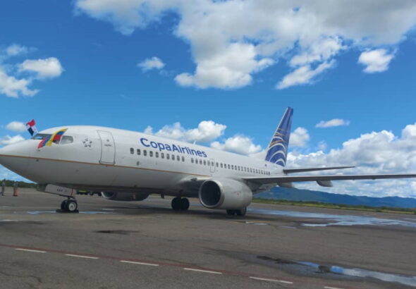 Maiquetía International Airport received flight CM 224 from Panama City at midday. File photo.