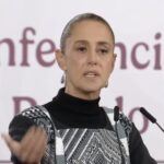 Mexican President Claudia Sheinbaum speaks at her morning press conference, January 30, 2026. Photo: Telesur.