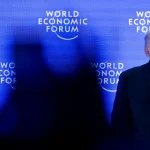 US President Donald Trump walks on to the stage during the 56th annual meeting of the World Economic Forum, WEF, in Davos, Switzerland, Wednesday, January 21, 2026. Photo: Gian Ehrenzeller/Keystone via AP.